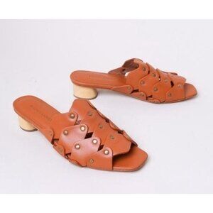 Rachel Comey Brown Leather Mules Size 7